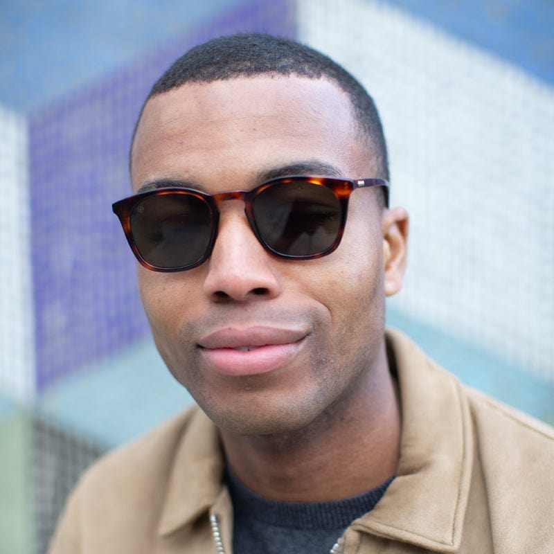 Louis Orson Sunglasses in Brown Tortoiseshell